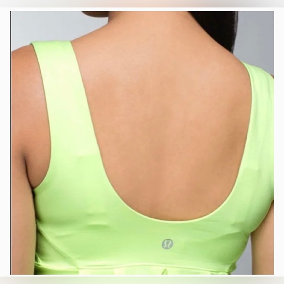 Lululemon Elevate Tank Clear Mint Yellow size 6 - Picture 3 of 7